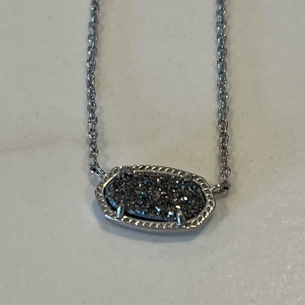 Kendra Scott Silver & Drusy set - Picture 2 of 6